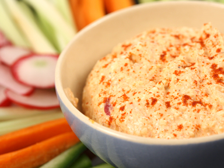 CREAMY MIXED CHEESE SPREAD WITH PAPRIKA AND CUMIN